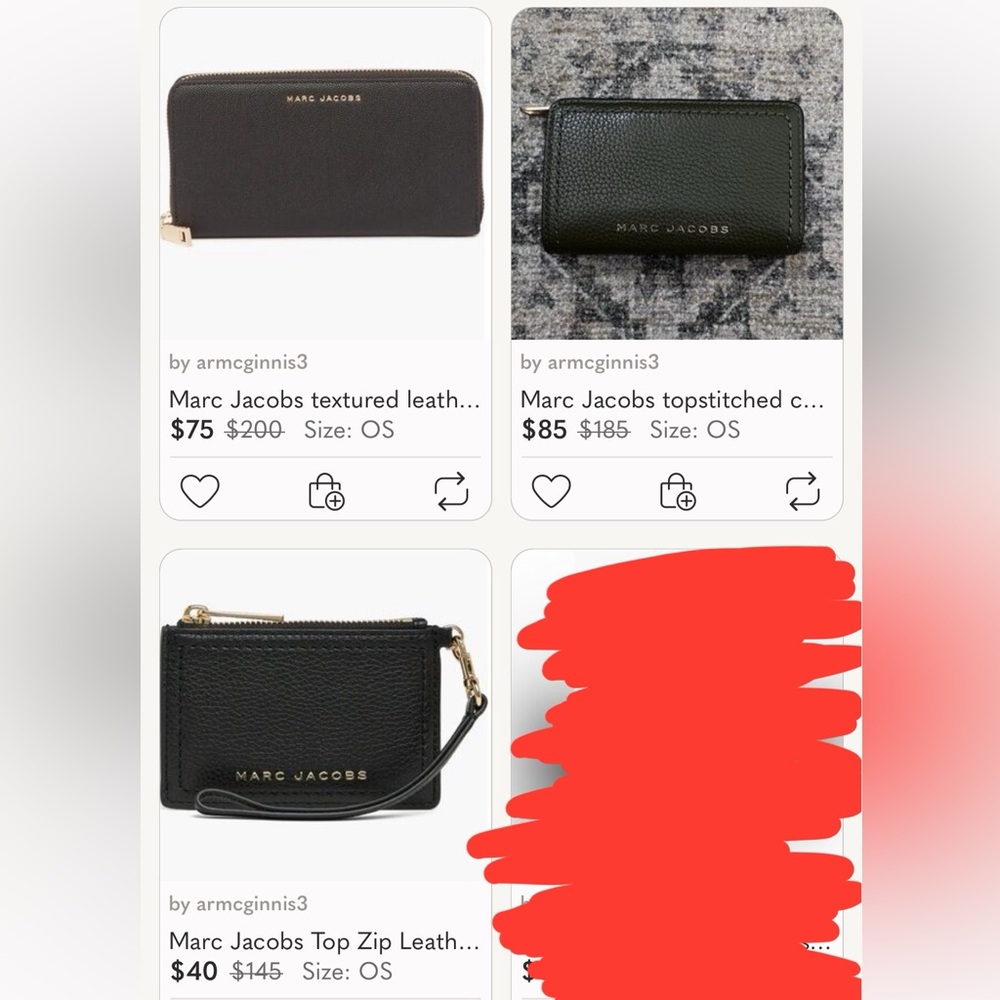 3 Marc Jacobs wallets